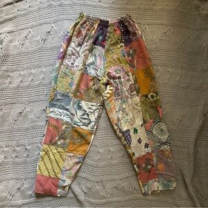 Bohemian Vintage Patchwork Women's Pants